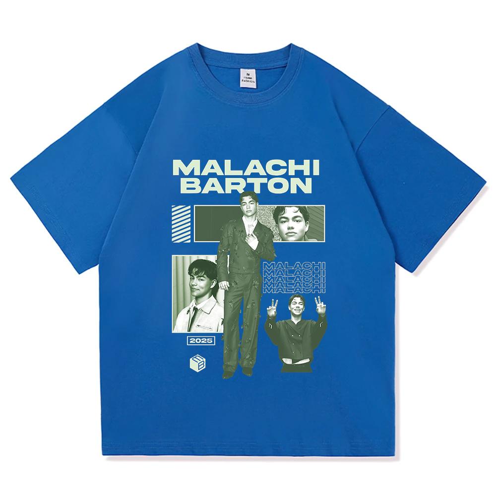 Malachi Barton 2025 Tshirts Zzombies Worlds Collide Tour  T-shirt Short Sleeve Harajuku T Shirt Unisex High Quality Cotton Tops