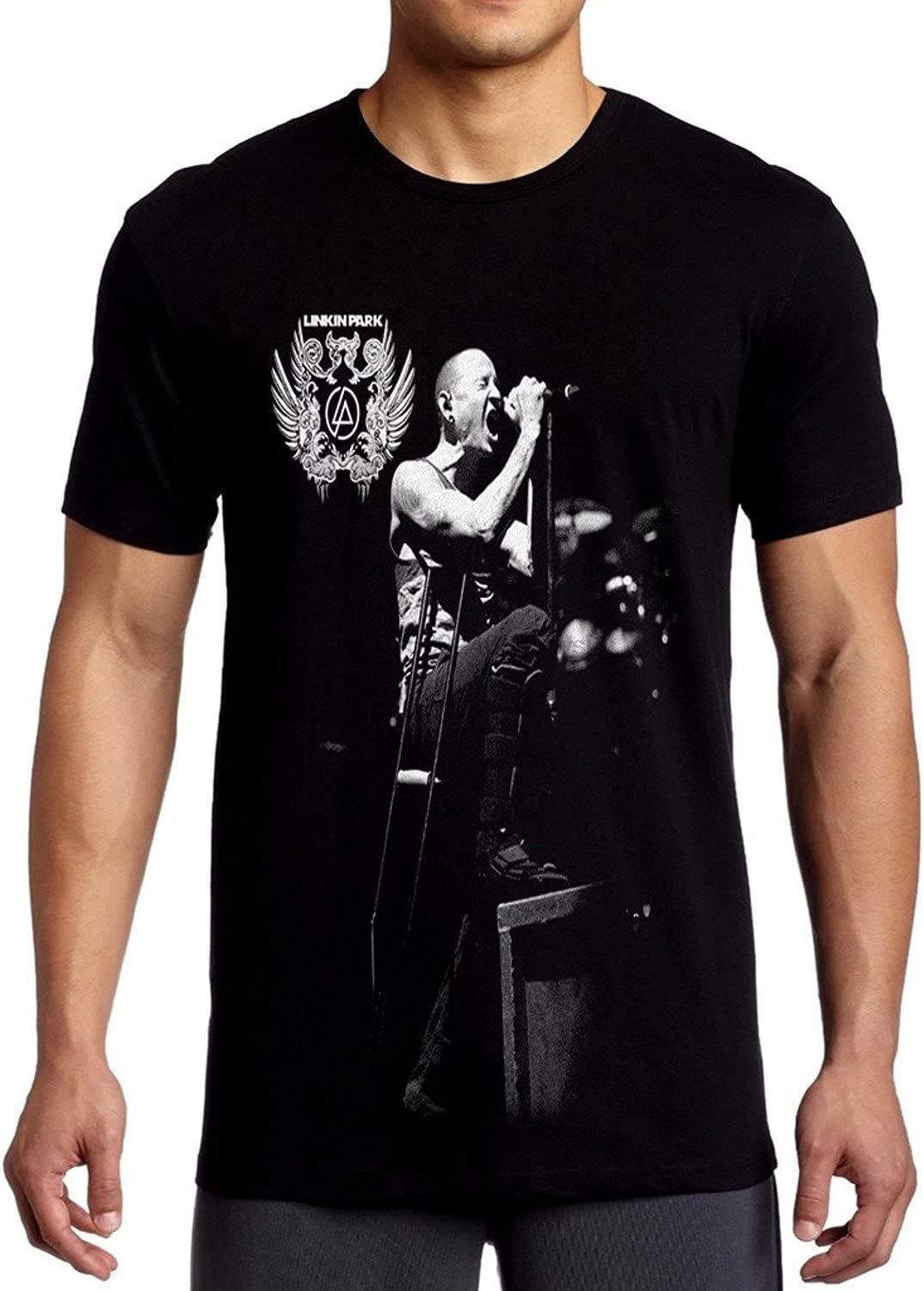 Linkin Pork Chester Bennington Men Cotton T-Shirt(2) 3XL чёрный