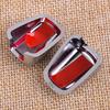 CITALL 2pcs ABS Chrome Windshield Washer Wiper Nozzle Water Spray Decoration Trim Cover Sticker Fit For Jeep Compass 2007-2017