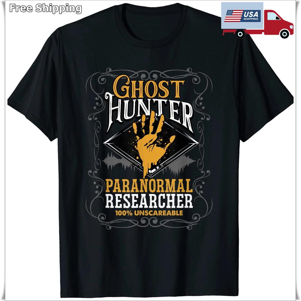 NEW LIMITED Paranormal Researcher Investigator Ghost Hunter T-Shirt