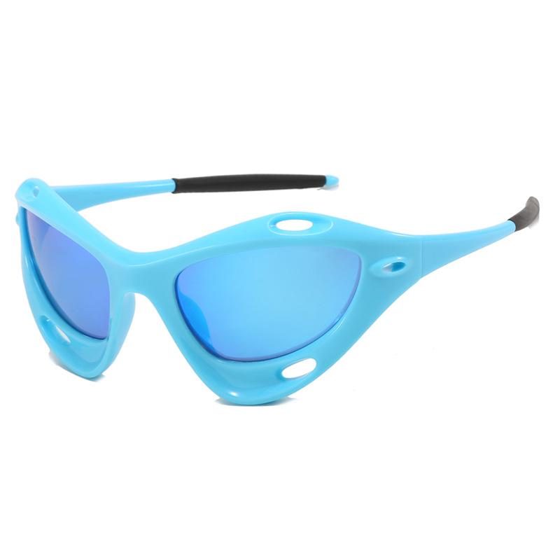 Stylish Men Y2K Sunglasses Latest Women Personalized Windproof Sun Glasses Men's Sports Cycling Glasses UV400 Protection Protection Eye Wear