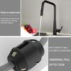 Bagnolux Black Brass Deck Mounted Kitchen Faucet Two Function Single Handle Pull Out Mixer Hot and Cold Water Pull Out Taps