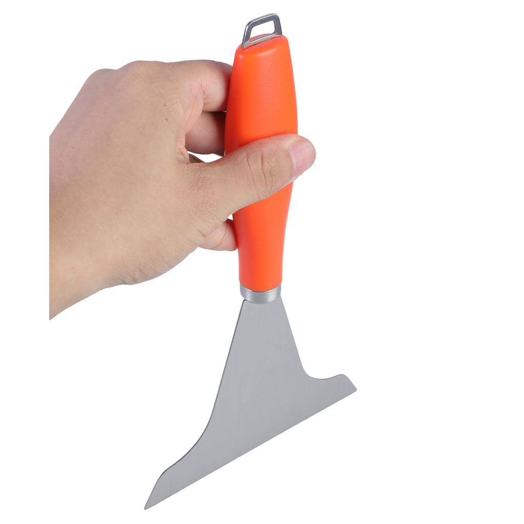 Heavy Duty Griddle Handle Scrapers for Flat Top Stainless Steel Food Scrapers Outdoor Antislip Grill Scrapers Tool