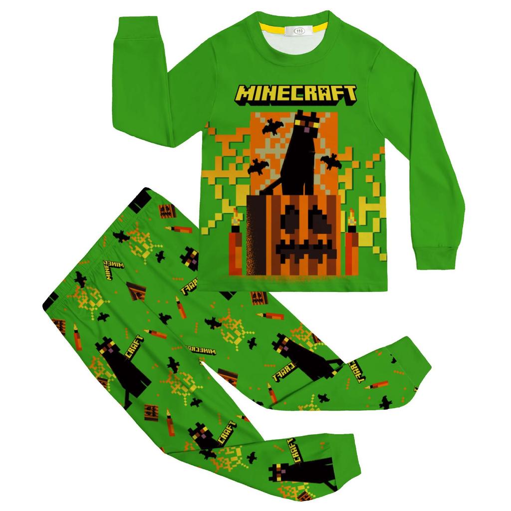Children's Minecraft Long Sleeve Home Wear Set