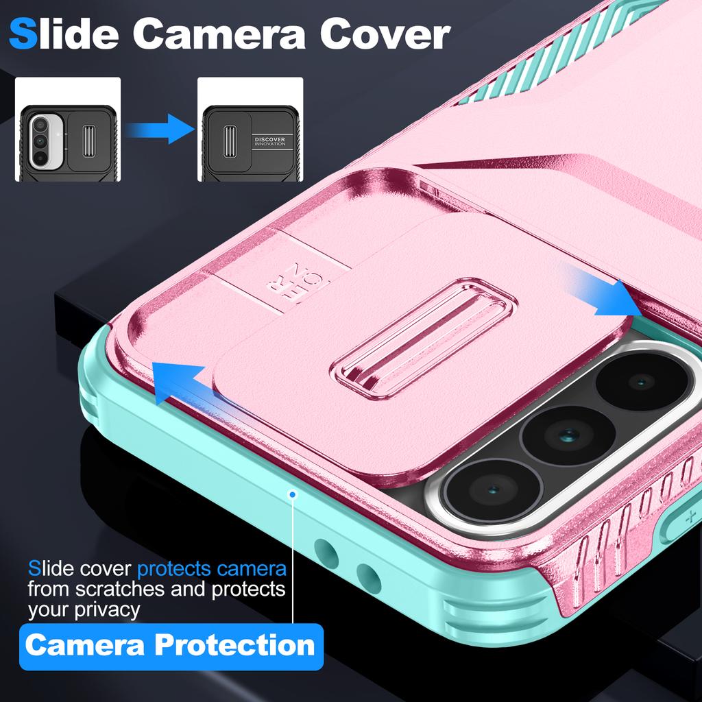 For Samsung Galaxy A36 5G/A56 5G Case Camshield TPU+PC Phone Cover Non-Slip Side Edge