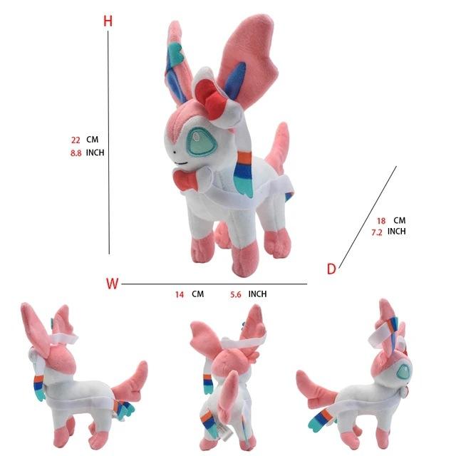 18Cm Pokemon Eeveelution Plush Toys Series 24 Styles Sstanding Sitting Posture Sofa Hug Pillow Desktop Ornament Periphery Gifts