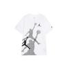 Jordan T Shirts Men's White Crew Neck Moderate Straight Fit FN6026-100