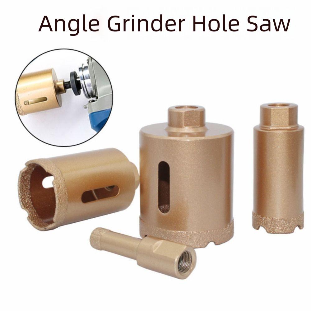 Thread Design Vacuum Brazed Core Bits Quick Release Tile Hole Drill Bit  Angle Grinder Use