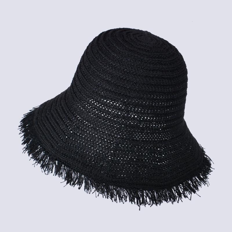 Summer Straw Hat For Women With Wide Brim Sun Protection And Breathable Tassels For Beach And Outdoor Travel