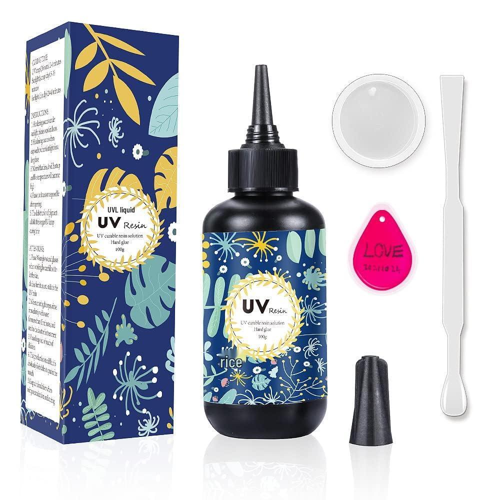 High-Transparency Quick-Dry UV Crystal Epoxy for DIY Flow Hemp Ornaments