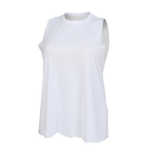 SF Womens/Ladies High Neck Sleeveless Vest / Top