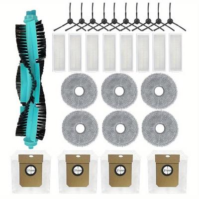 Rollen Seitenbürste für Cecotec Conga 11090 Spin Revolution Ersatz Zubehörteile Hepa Filter Mopptuch Lappen accesorios