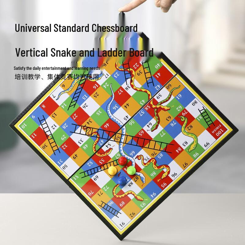 Multifunctional Magnetic Snake Ladder Board Game Set