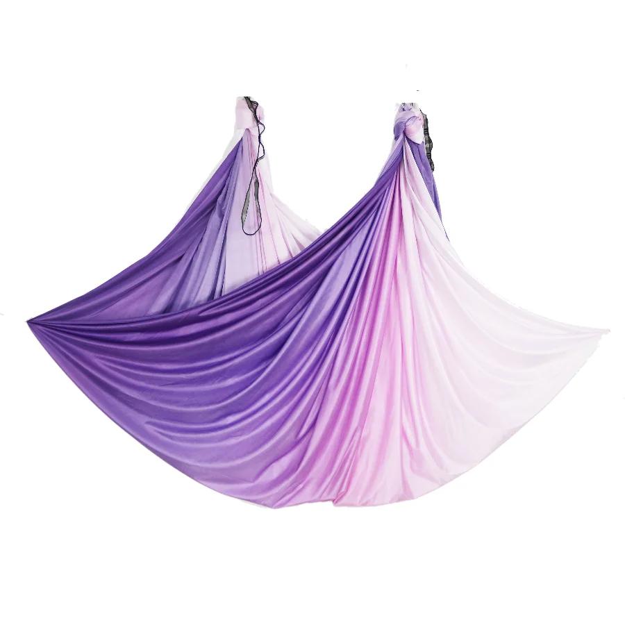2026 New Aerial Yoga Hammock Fabric Flying Pilates Yoga Swing Silk Aerial Anti-Gravity Traction Device Fitness Yoga Home Gym