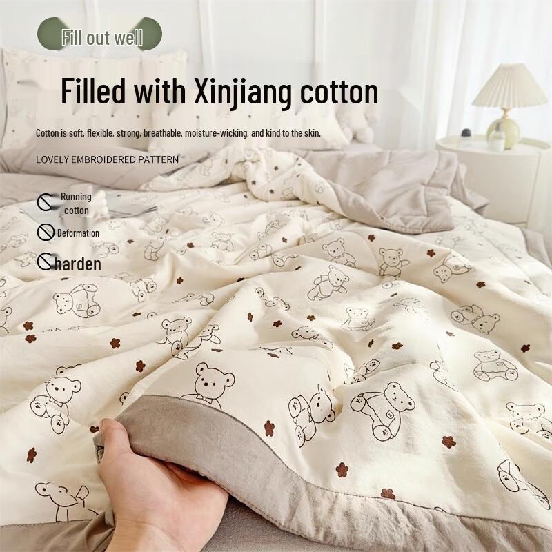 UOSU Dr. Bear Machine Washable Summer Quilt