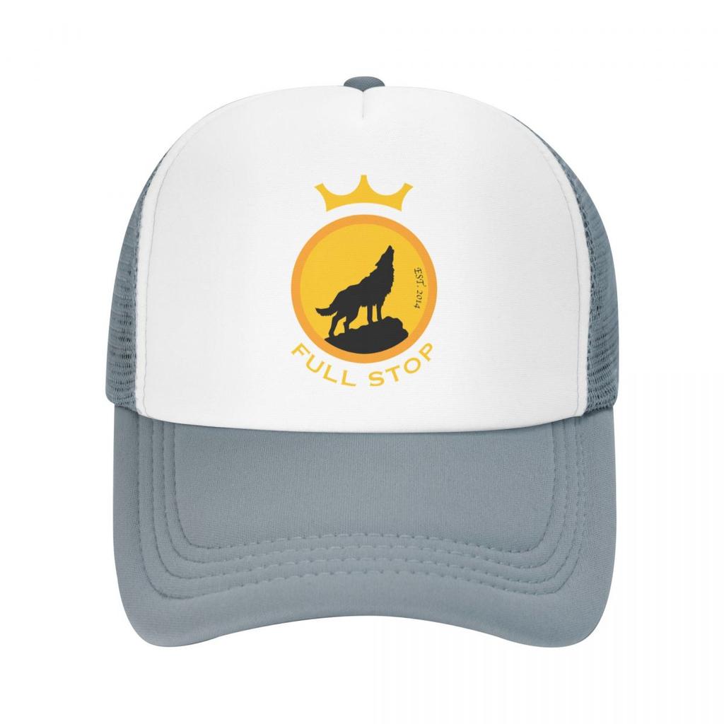 Wolf Howl To The Moon Anime Bedruckte, lässige, schlichte Mesh-Baseballkappe, verstellbare Snapback-Hüte für Damen, Unisex, Papa-Trucker-Hüte