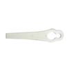 100pcs L83 12x7mm Gourd Shaped Lawn Mower Plastic Blade Garden Tools Lawn Mower Accessories Plastic Replacement Blades