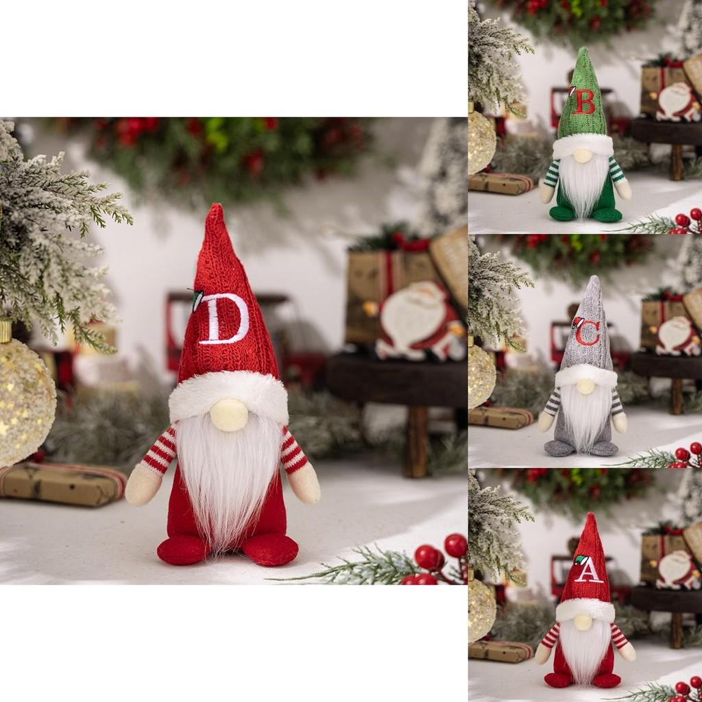 Adorable Christmas Gnome Figurine With Knitted Hat Perfect For Festive Decor