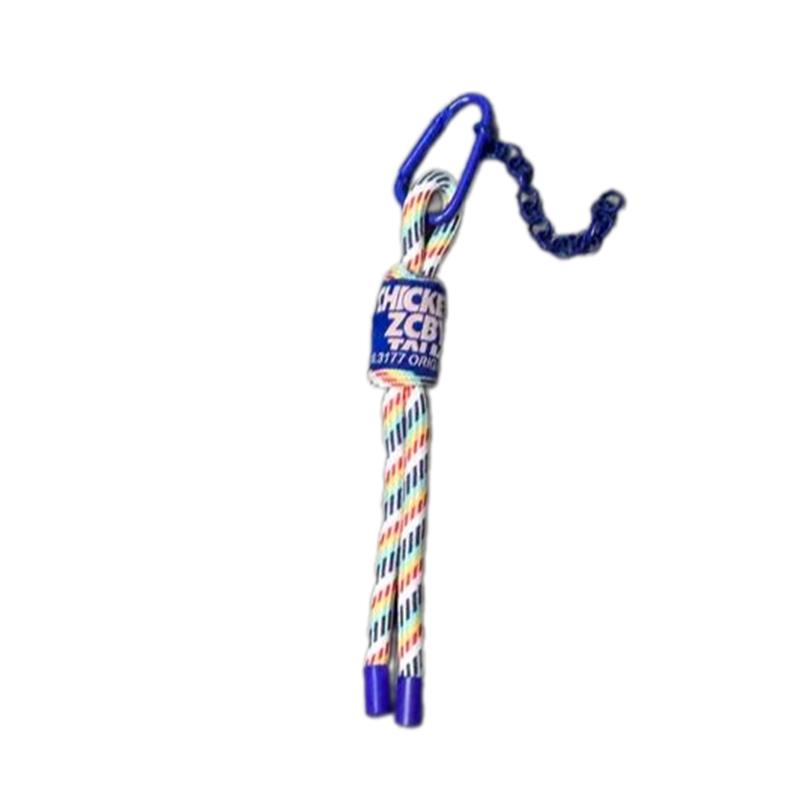 Creative Iridescent Braid Rope Keychain For Backpack Pendant Accessorie Hanging Cord Jewelry