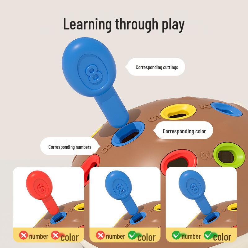 Little Hedgehog Interlocking Toy: Fine Motor & Hand-Eye Coordination for Kids Ages 1-3