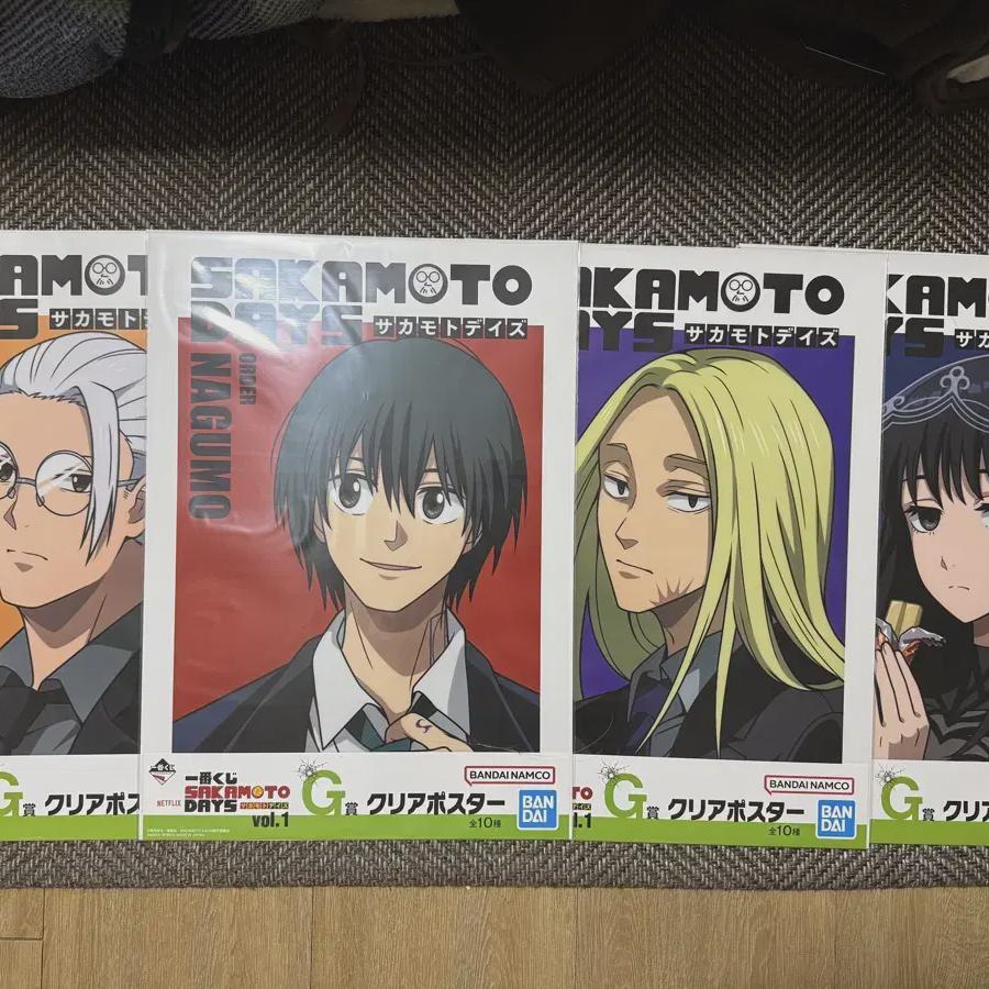 

Sakamoto Days Ichibankuji Первая лотерея G Prize Clear Poster Order Group Batch