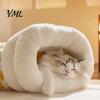 Portable Puppy Sack for Travel Plush Cat Sleeping Bag, Soft Cozy Pet Cave Bed, Fluffy Warm Washable Nest Cold Weather Sack, Snuggle Pouch Indoor