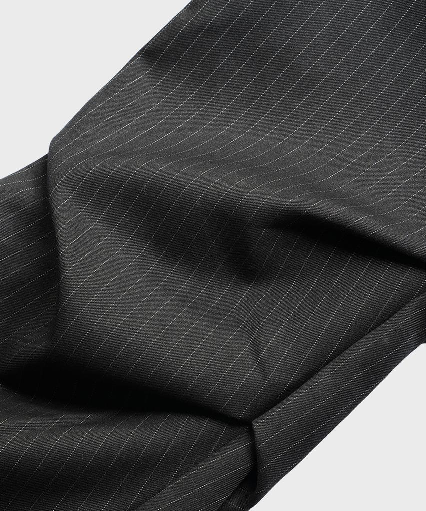 SAINTPAIN Sp Twist Stripe Wide Slacks Black