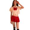 New sexy underwear jk uniform student women's clothing hot sailor clothing pleated skirt short skirt split suit