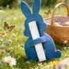 6 Pcs Easter Bunny Money Holder Thick Soft Felt Adorable Bunny Shaped Cash Clip Festival Decoration Dark Blue