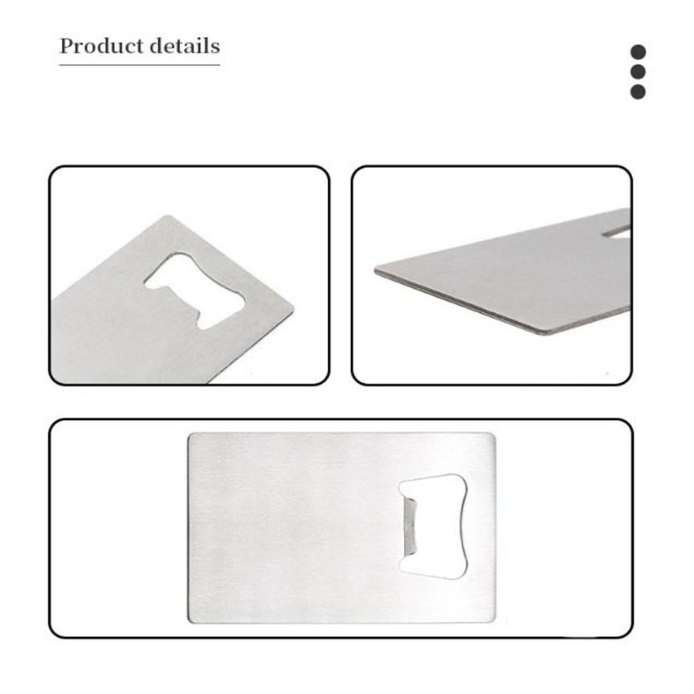 85*54mm Bottle Opener Metal Wallet Bottle Opener High Quality Credit Card  Bottle Tool
