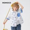 MOMOCO Boys' Short Sleeve Summer Shirt