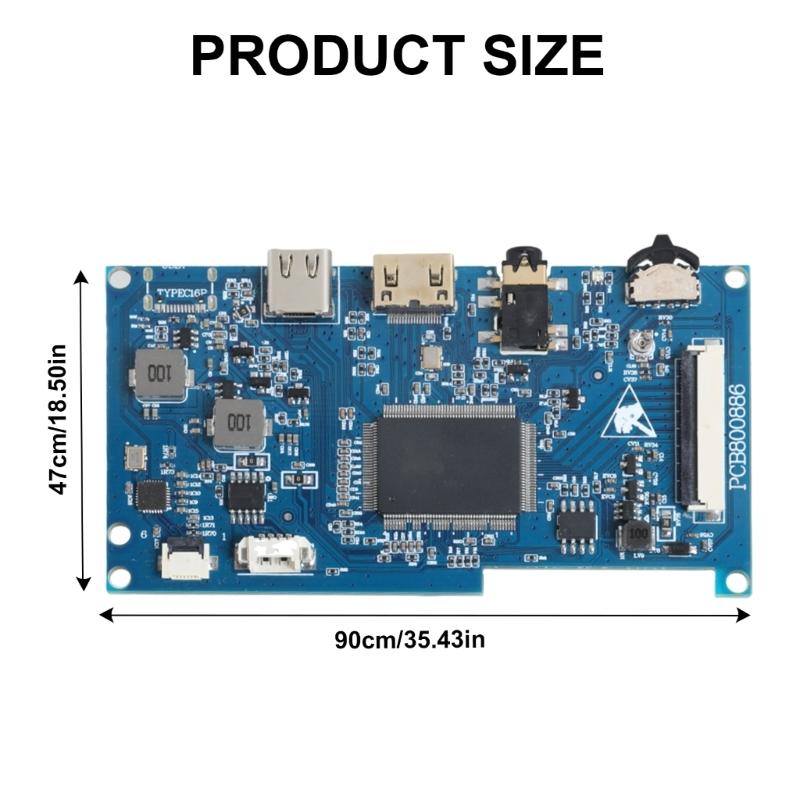 40Pin LVDS LCD Screen Driver Board LCD Display Screen Assembly Component 6pin Capacitive Touch LCD Screen Module Plate