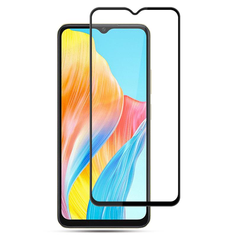 

AMORUS Для Oppo A38 4G Захисне скло для екрану Чутливий дотик Захист від подряпин Загартоване скло Black