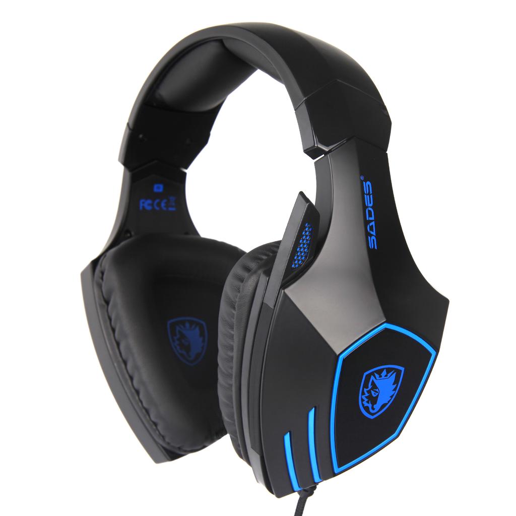 SADES Gaming Headset for New Xbox One, PS4, PC, Noise Reduction Game  Earphone, Bass Surround Over-Ear Headphones 3.5MM J купить недорого —  выгодные цены, бесплатная доставка, реальные отзывы с фото — Joom