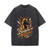 Bold Belgian Malinois Guardian Portr Retro Washed Distressed T Shirt Men Summer Casual Short Sleeve