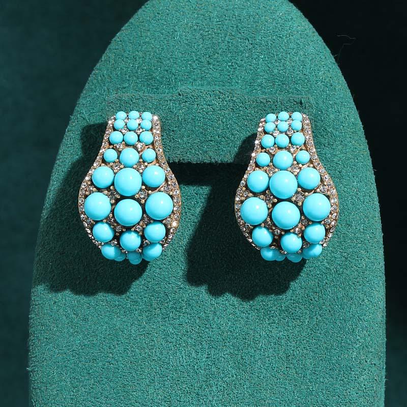 Yong Nuo Vintage Retro Jewelry: High-End, Colorfast Antique Earrings
