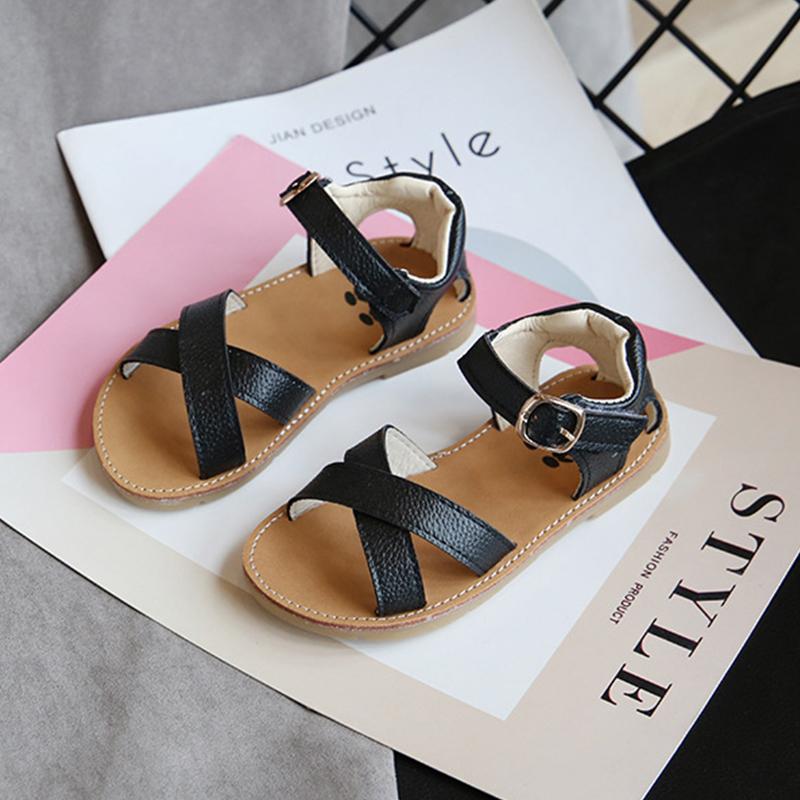 

Sandals for Girls Summer Children Kids Girl Boy Outdoor Soft Cross Sandals Slippers Shoes Kids Shoes 24