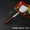 304 Stainless Steel Spatula Household Wooden Handle Utensils High Temperature Colander Shovel Kitchen Utensils Set Spoon Kitchen Utensils