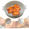 Air Fryer Liner Food Grade Silicone Baking Tray with Handle Reusable Non Stick Silicone Liner Suitable for Air Fryer Accessories