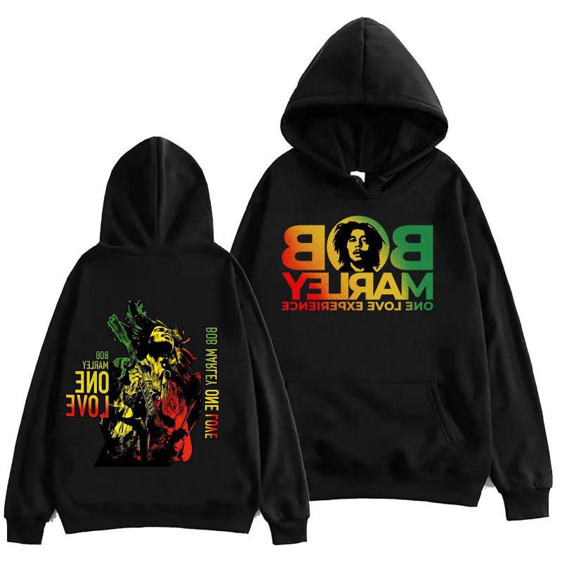 Bob Marley Kapuzenpullover Harajuku Hip Hop Pullover