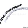 1Pc Colorado Customization Stickers Chevrolet Pickup Truck Decals ABS Rear Cargo Compartment Lettering Stickers.