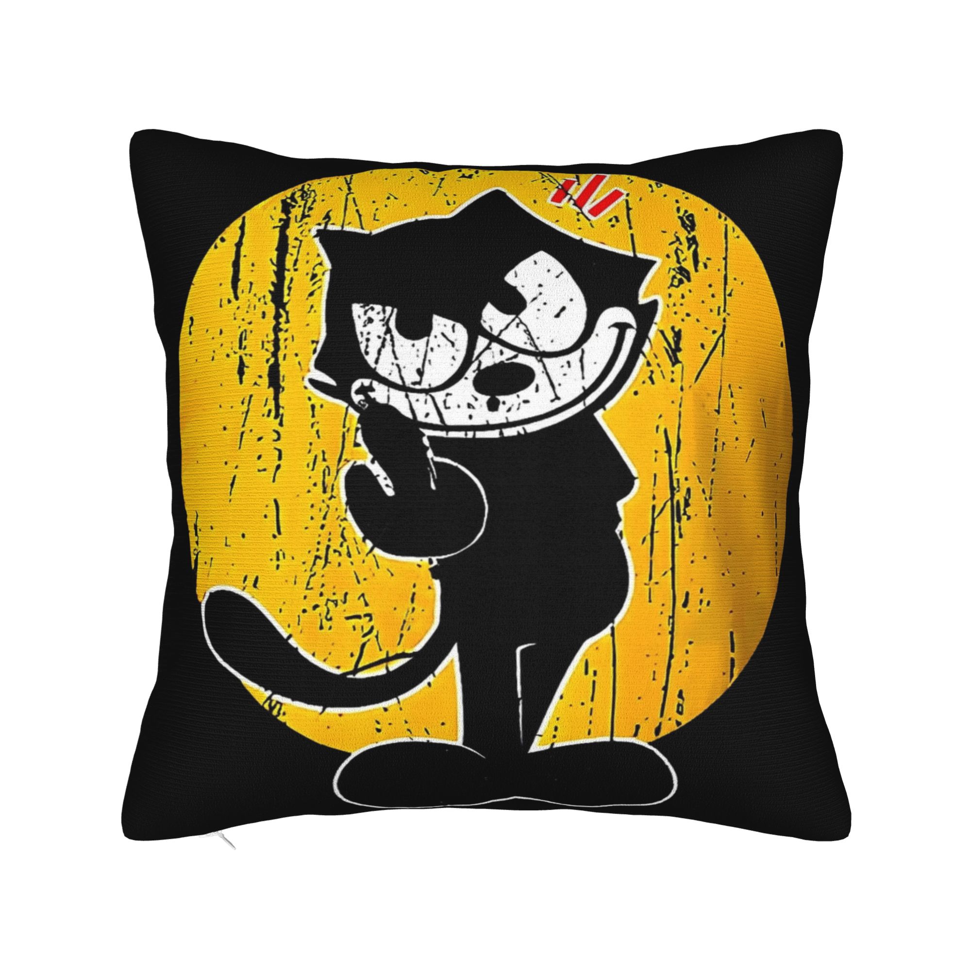 

Felix The Cat Pillow Cover Merch Soft Cushion Cover Decorations Throw Pillow Case Cover Bedroom Multiple Sizes 12x12Inch