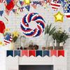 4th of Julys Wreath Patriotics Wreath Independences Day Wreath for Front Door Memorials Day Americana Wreath Wall Decors