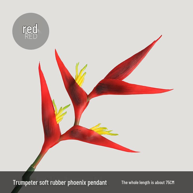 Premium Scorpion Tail Phoenix Bird of Paradise New Year Decorative Faux Flower Arrangement