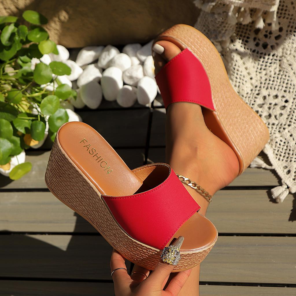 Summer Women Wedge Sandals Fashion Platform Shoes Woman Outdoor Casual Lightweight Women Shoes Trend Elegant High Heels Sandals