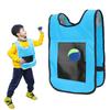 Verdant Touch Kid Throwing Game Children's Dodgeball Tag Stickness Vest Outdoor Throwing Target Game with Balls for Kids, Blue