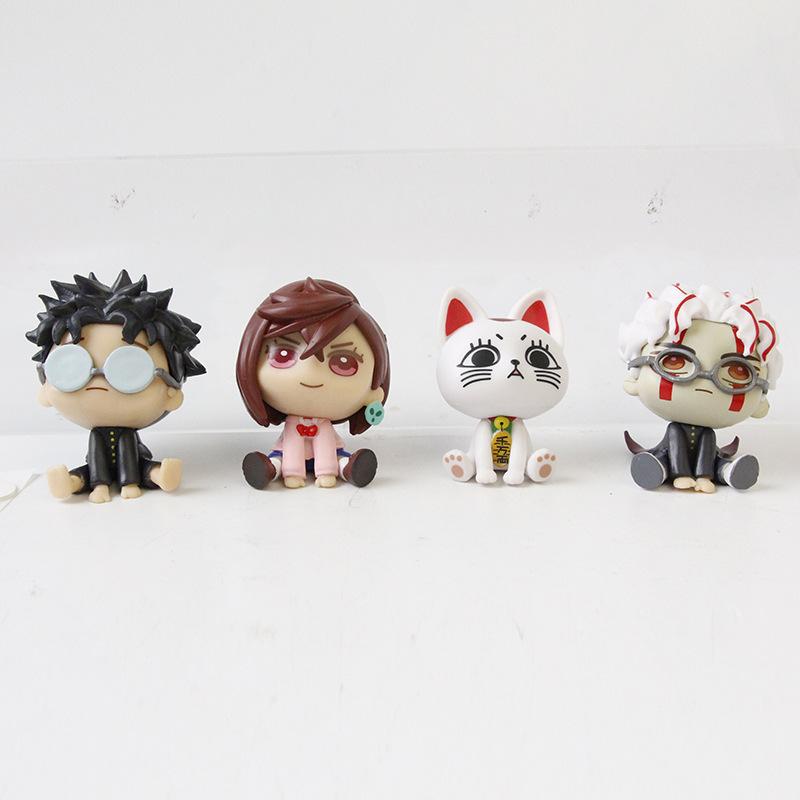 In Stock Anime 4Pcs Dandadan Highway Granny Ayase Momo Okarun Figurine Pvc Action Model Statue Car Home Decora Doll Toy Gifts
