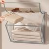 Waterproof Clothes Change Bag Transparent Waterproof Shelf Folding Storage Bag  Bathroom