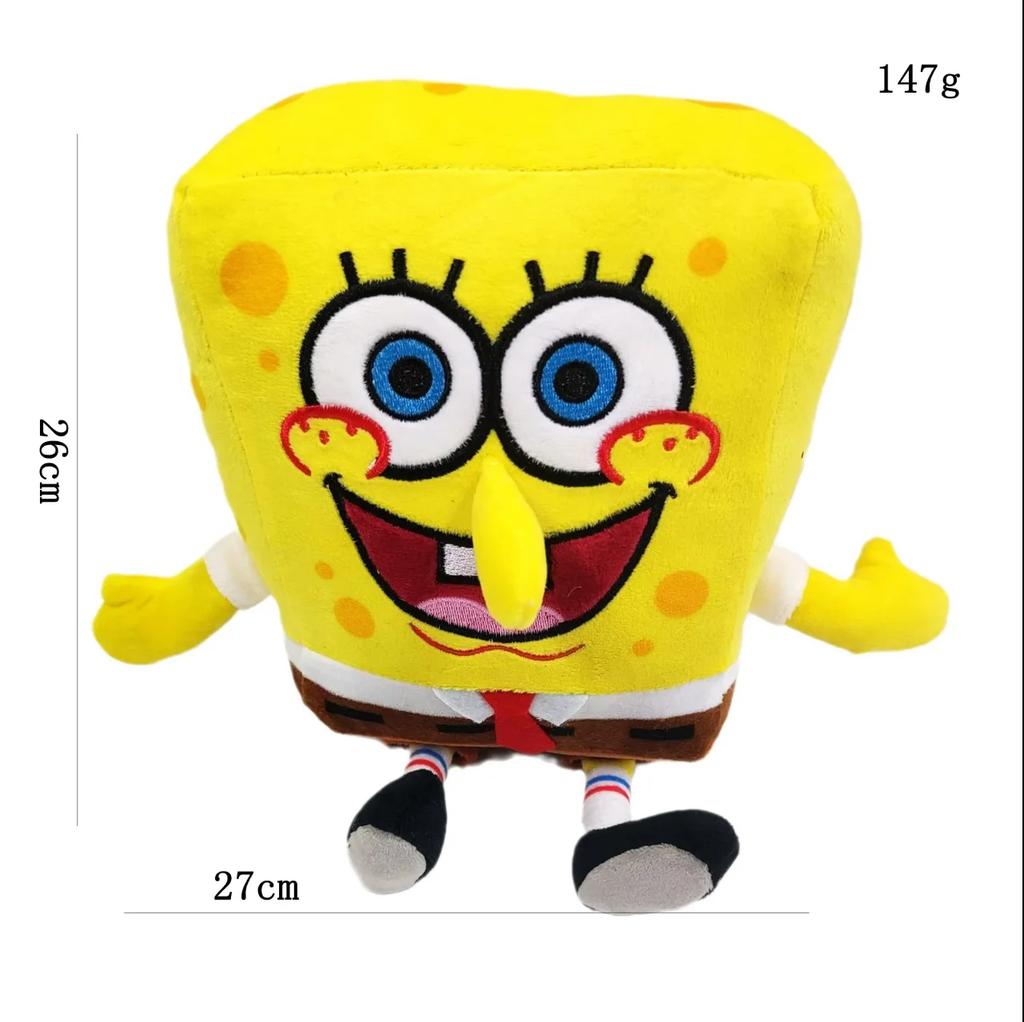 Cute Cartoon Sea Sponge Starfish Squid Crab Snail Plush Dolls Stuffed Toys Birthday Gift For Kids
