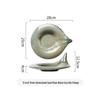 3D Swan Dessert Bowl - Ceramic Tableware for Afternoon Tea & Featured Cuisine
